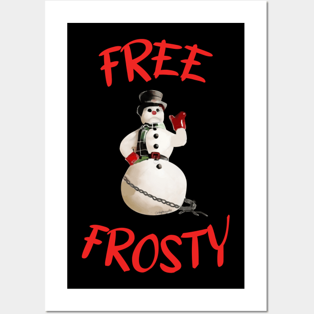 Free Frosty Christmas with the Xmas Kranks Wall Art by davidhedrick
